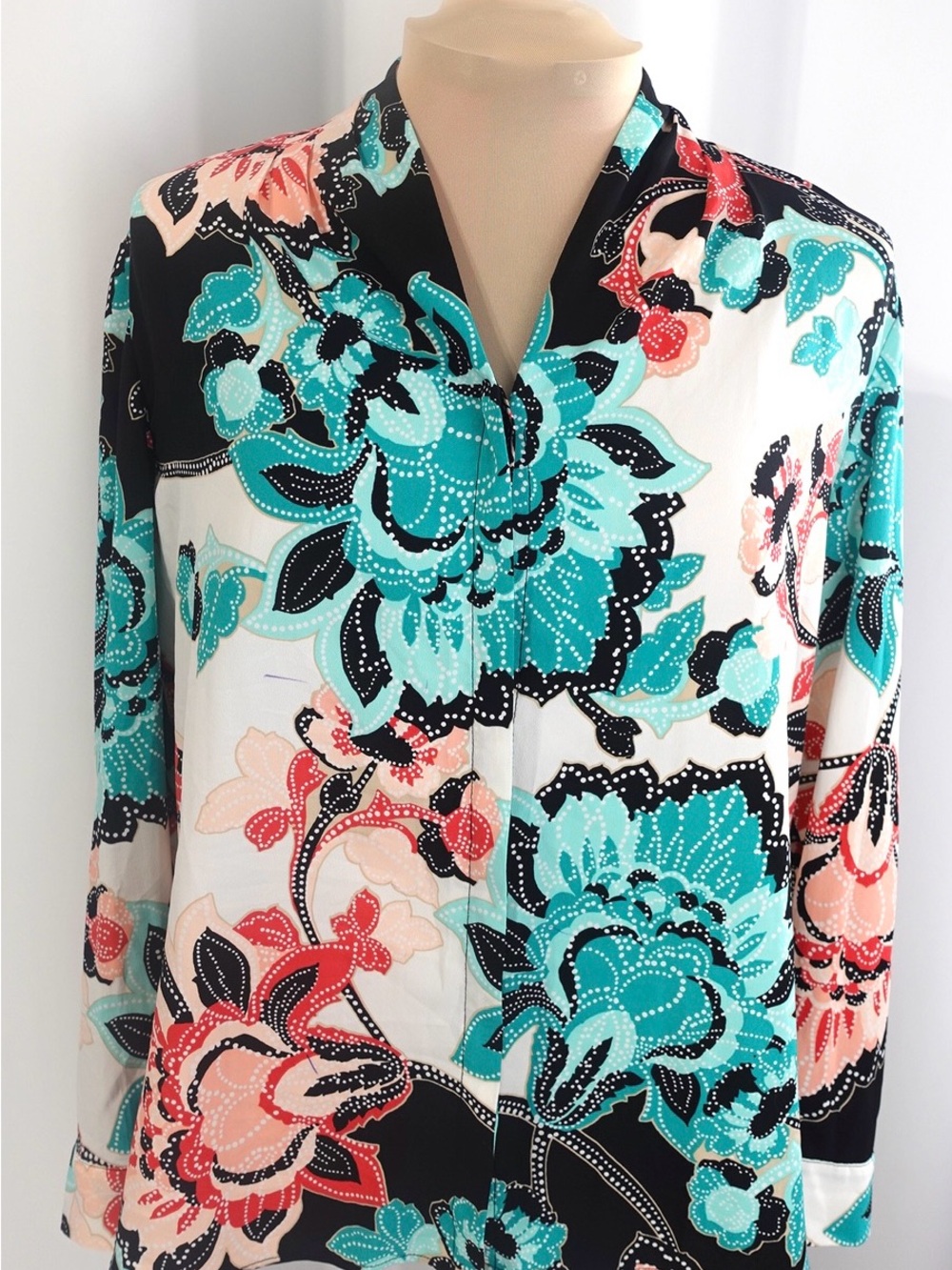 Floral button Front Blouse Size 2